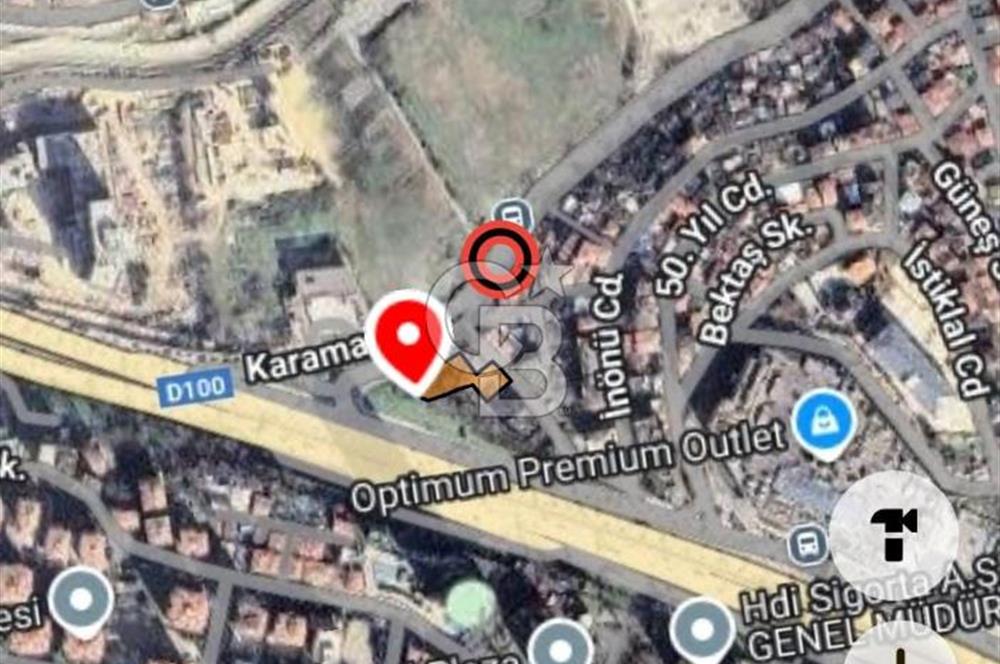 İSTANBUL ATAŞEHİR E-5 KARAYOLUNA CEPHE TİCARİ İMARLI ARSA
