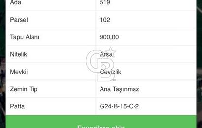 SAKARYA SÖĞÜTLÜ KURUDİL'DE SATILIK VİLLA İMARLI 900 M2 ARSA