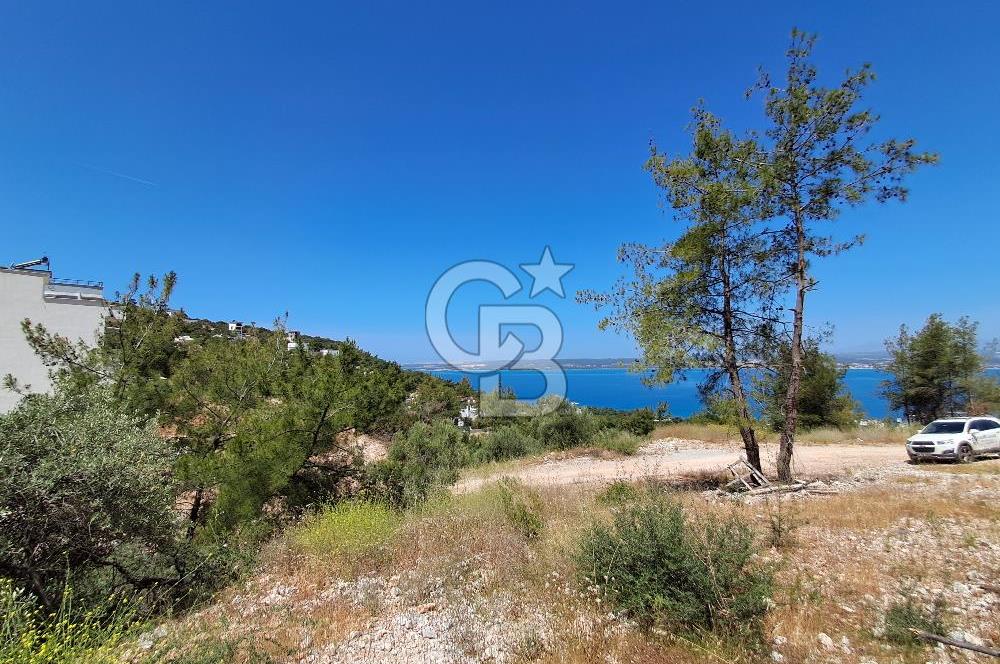 Akbük Çukur Mevkiinde Projeli, Panoramik Deniz Manzaralı Arsa!