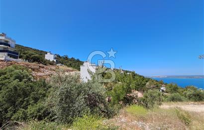 Akbük Çukur Mevkiinde Projeli, Panoramik Deniz Manzaralı Arsa!