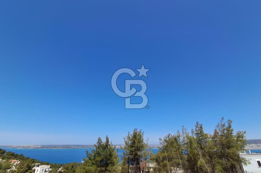 Akbük Çukur Mevkiinde Projeli, Panoramik Deniz Manzaralı Arsa!