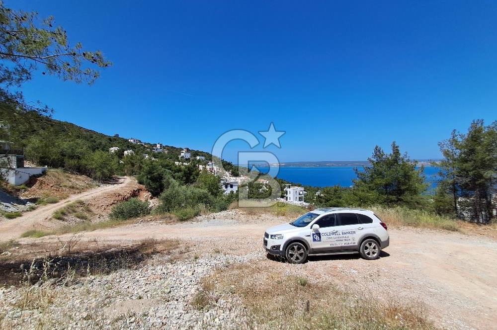 Akbük Çukur Mevkiinde Projeli, Panoramik Deniz Manzaralı Arsa!