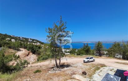 Akbük Çukur Mevkiinde Projeli, Panoramik Deniz Manzaralı Arsa!