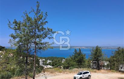 Akbük Çukur Mevkiinde Projeli, Panoramik Deniz Manzaralı Arsa!