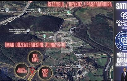 BEYKOZ’DA İMAR DÜZENLENMESİNE ALINMIŞ *FIRSAT* TEK TAPU ARAZİ