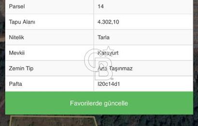 SATILIK YATIRIMLIK ARSA – DURSUNBEY SARNIÇ MAHALLESİ