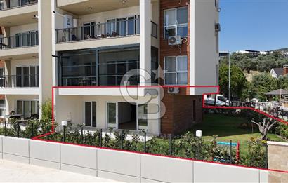KUŞADASI TÜRKMEN MAHALLESİ 265 M2 BAHÇEYE SAHİP 2+1 DAİRE