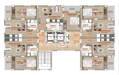 CUMHURİYET MAHALLESİNDE SATILIK 1+1  FIRSAT DAİRELER