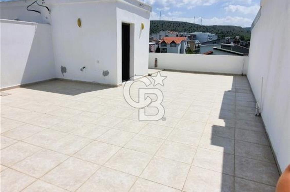 ALİAĞA-ŞAKRAN DENİZE 200M MESAFEDE SATILIK TERASLI DUBLEKS VİLLA