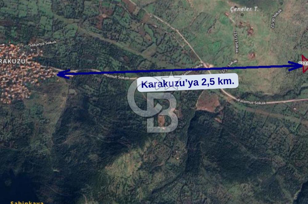 Karakuzu'da Manisa Yoluna 200 m.- 5.600 m2 Satılık Tarla