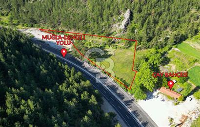 Menteşe'de Muğla-Denizli Yoluna Sıfır 6525 m2 Satılık Tarla