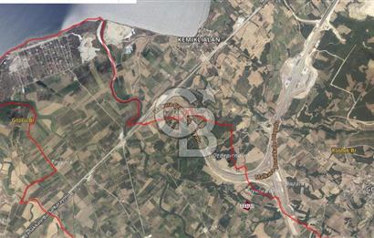 ÇANAKKALE UMURBEY OTOBAN YANINDA BOĞAZ MANZARALI SATILIK TARLA