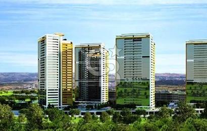 Beytepe Ametist Sitesi'nde Hayat Sokağı Manzaralı  Teraslı Ofis
