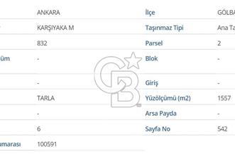 Gölbaşında Satılık imarlı Arsa