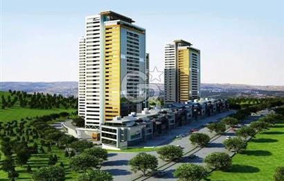 Beytepe Ametist Sitesi'nde Hayat Sokağı Manzaralı  Teraslı Ofis