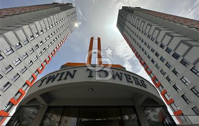 TWİN TOWERS'TA 'KAPALI OTOPARKLI 7/24 GÜVENLİKLİ' 4+1
