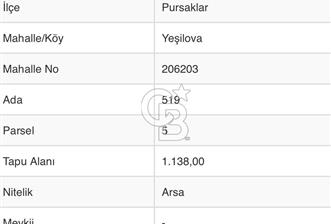 SİRKELİ YEŞİLOVA 090 EMSAL TEK TAPU KÖŞE PARSEL KONUT ARSASI