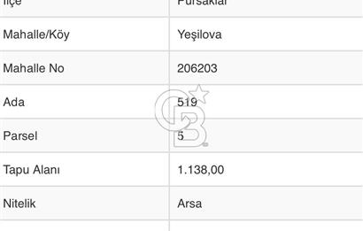 SİRKELİ YEŞİLOVA 090 EMSAL TEK TAPU KÖŞE PARSEL KONUT ARSASI