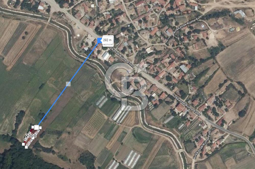 Edirne Uzunköprü Kırkkavak Köyü'nde Köy İçinde Satılık Tarlalar