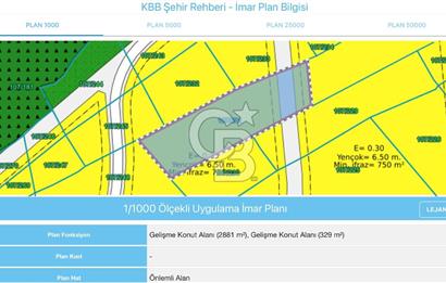 CB TOWER'DAN KÖRFEZ SİPAHİLER'DE SATILIK 3528 M2 ARSA.