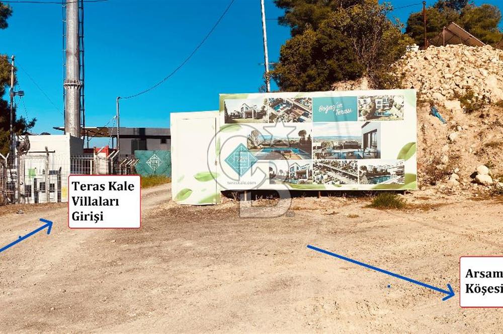 UMURBEY'DE DENİZ MANZARALI VİLLALARA KOMŞU SATILIK TARLA