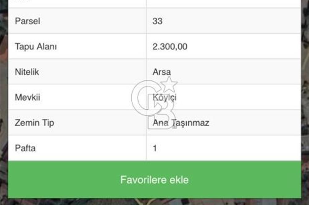 İZMİR TORBALI KIRBAŞ MAH.'DE YATIRIMLIK 2300 Mt.ARSA