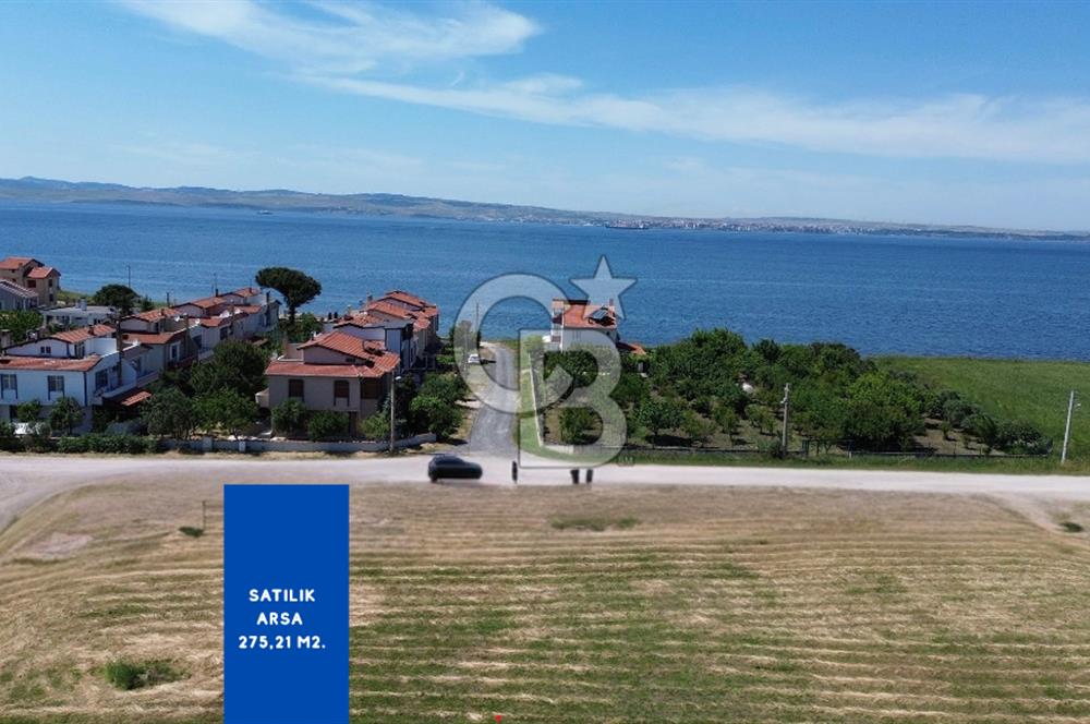 LAPSEKİ ÇARDAK'TA BOĞAZ MANZARALI SATILIK ARSA
