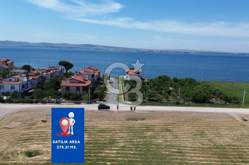 LAPSEKİ ÇARDAK'TA BOĞAZ MANZARALI SATILIK ARSA