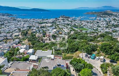 Bodrum Yokuşbaşı Panoramik Deniz ve Kale Manzaralı Satılık Villa