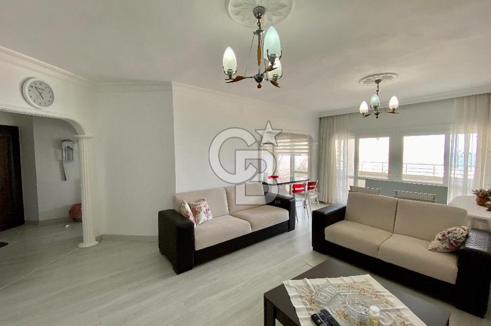 Erdemli Tömük’te Denize Sıfır, Full Eşyalı 3+1 Yazlık 