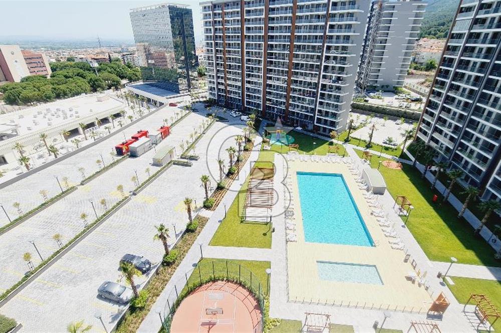 Manisa Meydan Sitesi Havuz Cephe Kiralık 1+1 Daire