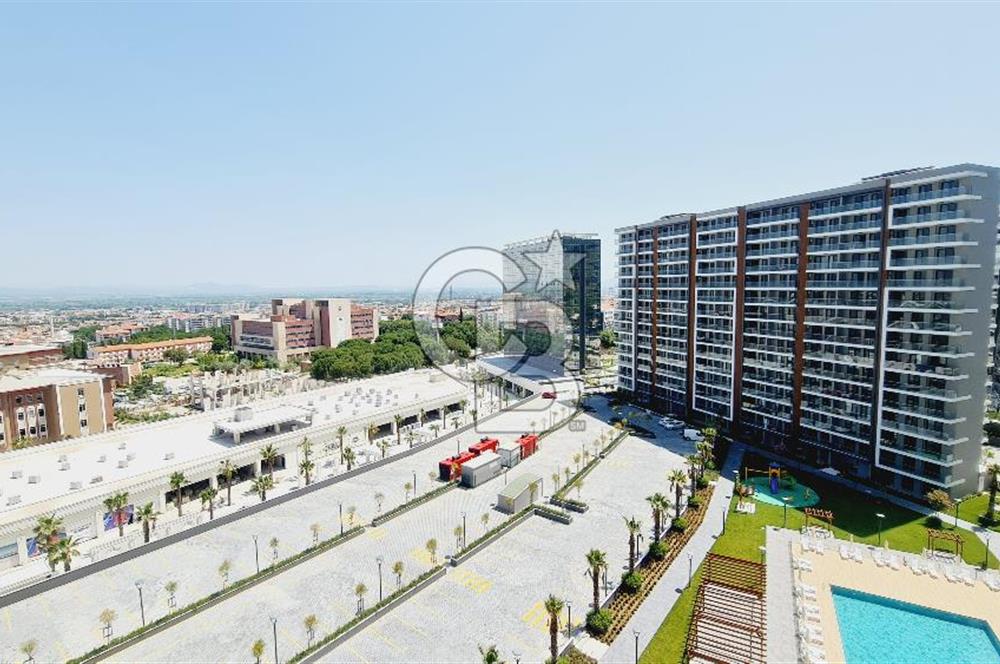 Manisa Meydan Sitesi Havuz Cephe Kiralık 1+1 Daire