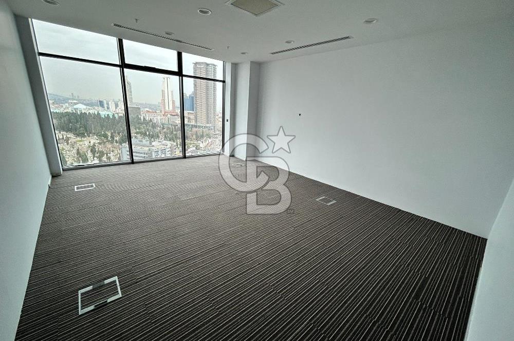 Şişli Nurol Tower'da Çift Cepheli Satılık Geniş Ofis