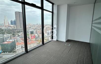 Şişli Nurol Tower'da Çift Cepheli Satılık Geniş Ofis