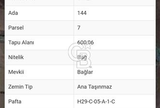 Ankara Çubuk'ta 600 m2 Satılık Bahçe