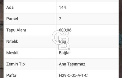 Ankara Çubuk'ta 600 m2 Satılık Bahçe