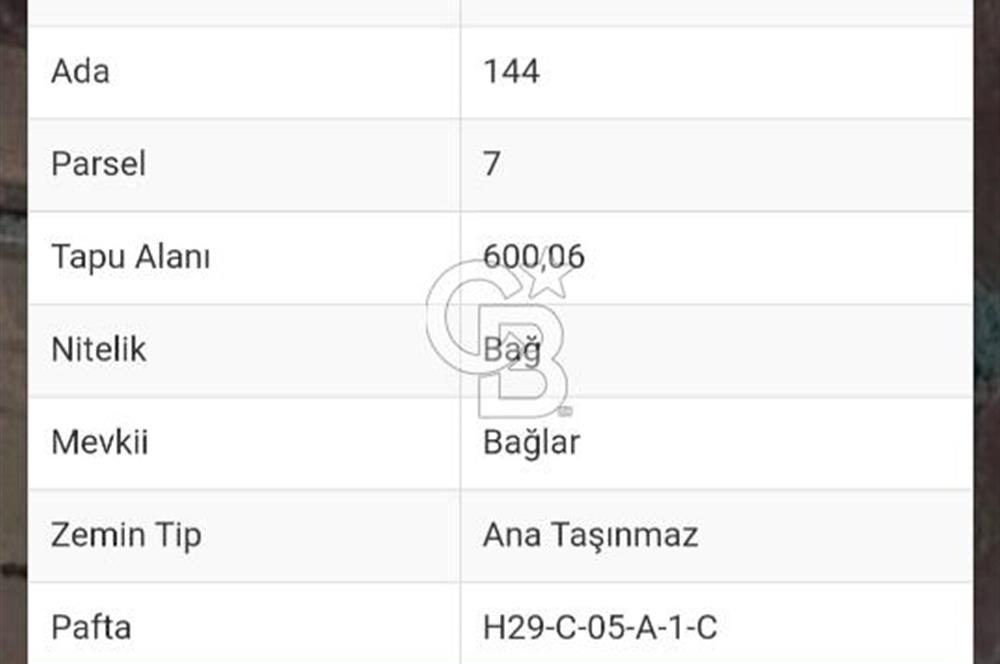 Ankara Çubuk'ta 600 m2 Satılık Bahçe