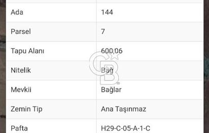 Ankara Çubuk'ta 600 m2 Satılık Bahçe