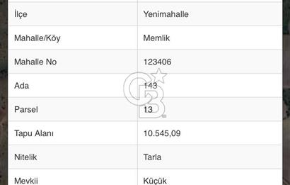 MEMLİK MERKEZE 4 KM MESAFEDE YOLA CEPHE TEK TAPU SATILIK TARLA