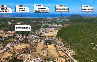 URLA OVACIK'TA 33 DÖNÜM TARLA SATILIK