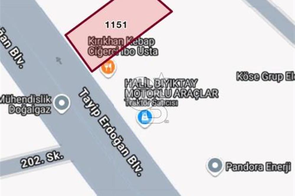 HATAY KIRIKHAN ANA YOLA CEPHE 481 M2, KONUT+TİCARİ SATILIK ARSA