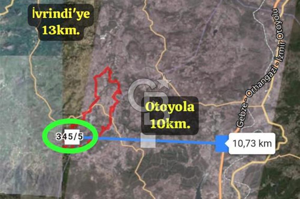BALIKESİR İVRİNDİ SARIPINAR MAHALLESİ'NDE EKO TURİZM İMARINA UYGUN"43.575M2" EKO TURİZM İMARINA UYGUN MÜSTAKİL TAPULU SÜPER ARAZİ. 