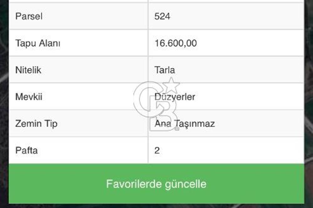 ÇANAKKALE ÇAN DURALİ KÖYÜ SATILIK TARLA