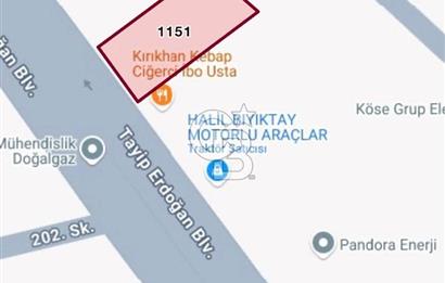 HATAY KIRIKHAN ANA YOLA CEPHE 481 M2, KONUT+TİCARİ SATILIK ARSA