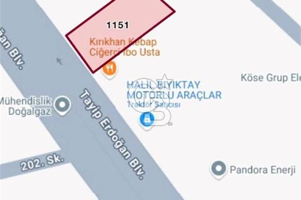 HATAY KIRIKHAN ANA YOLA CEPHE 481 M2, KONUT+TİCARİ SATILIK ARSA