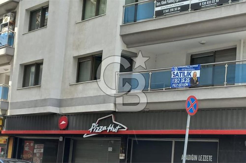 ALSANCAK 1.KORDONDA DENİZ MANZARALI SATILIK GENİŞ 4+1 OFİS