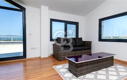 URLA KENT SİTESİ FULL DENİZ MANZARALI ÖZEL HAVUZLU VİLLA