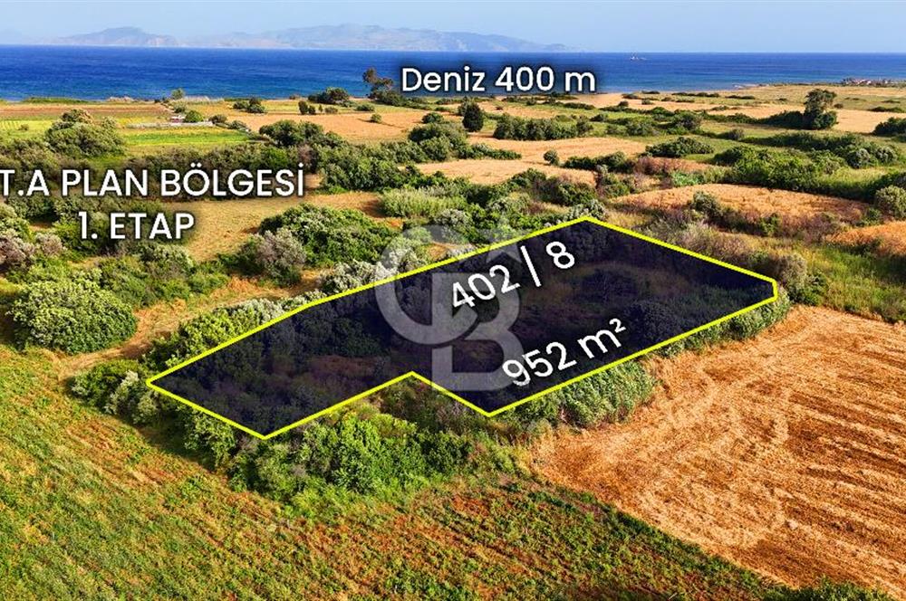 Datça Kızlan'da Turizm Planında Satılık 952 m² İncirli Tarla