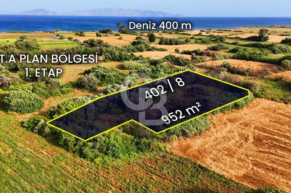 Datça Kızlan'da Turizm Planında Satılık 952 m² İncirli Tarla