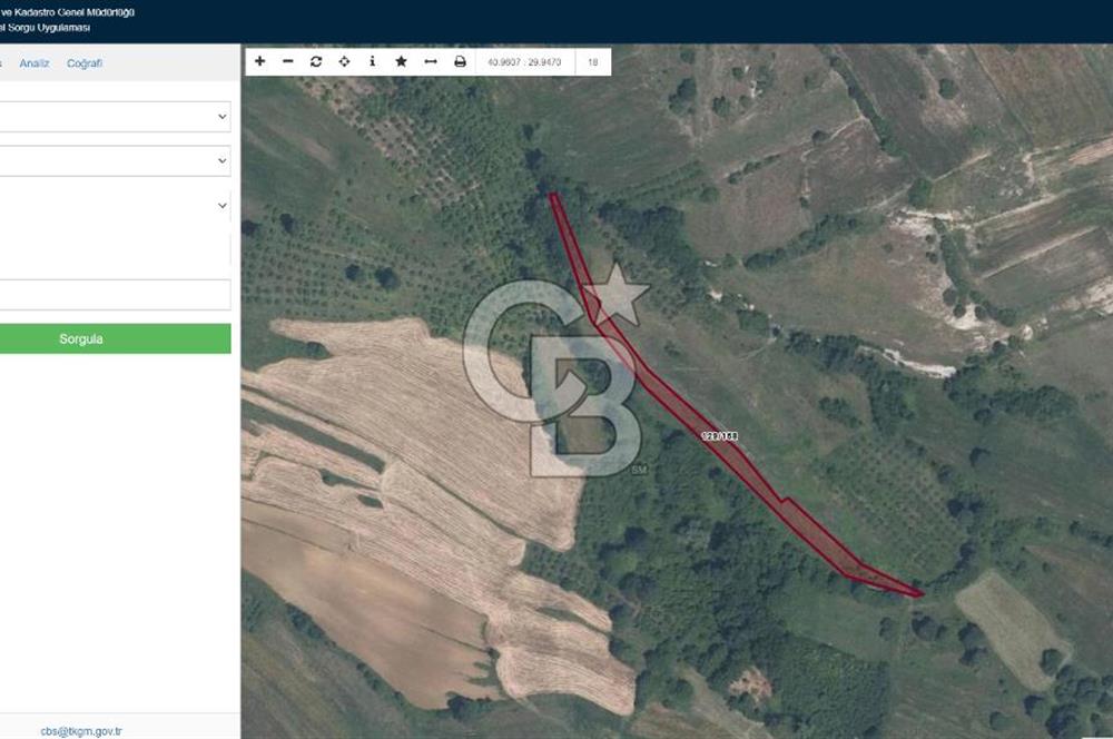 Kocaeli İzmit Bulduk Mh. Köye Yakın 1.915 m2 Satılık Tarla